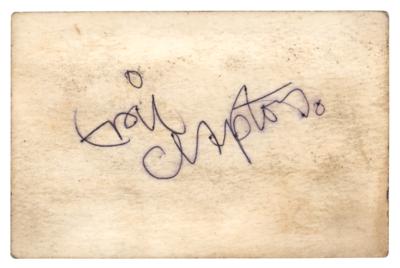 Lot #809 Eric Clapton Signature - Image 1