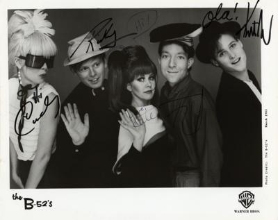 Lot #804 The B-52's Signed Photograph