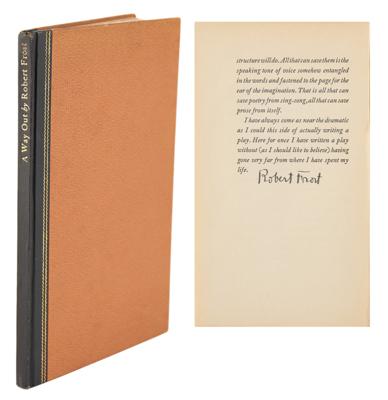 Lot #730 Robert Frost Signed Book