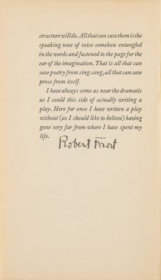 Lot #730 Robert Frost Signed Book - Image 2