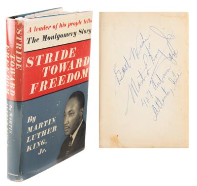 Lot #141 Martin Luther King, Jr. Signed Book