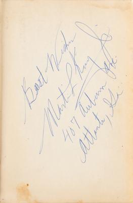 Lot #141 Martin Luther King, Jr. Signed Book - Image 2