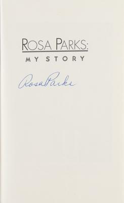 Lot #410 Rosa Parks Signed Book - Image 2