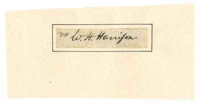 Lot #13 William Henry Harrison Signature - Image 2