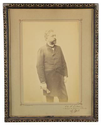 Lot #630 Gustave Eiffel Signed Photograph - Image 1