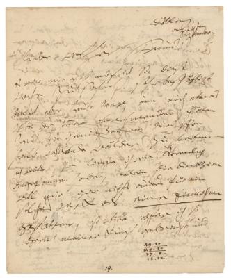 Lot #752 Ludwig van Beethoven Autograph Letter Signed - Image 1