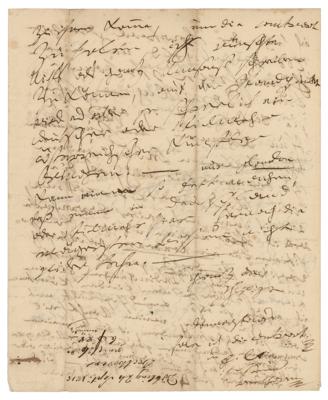 Lot #752 Ludwig van Beethoven Autograph Letter Signed - Image 3