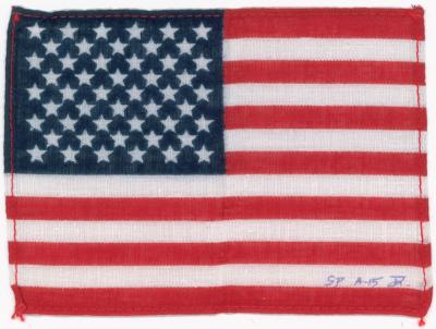 Lot #9380 Dave Scott's Apollo 15 Flown Flag - Image 1