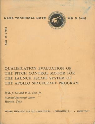 Lot #9143 Apollo Program Technical Note