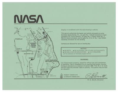 Lot #9579 STS-51-L Vehicle Permit - Image 2