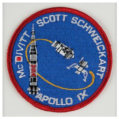 Lot #9168 Apollo 9 Flown Robbins Medallion and Patch Display from the Collection of Dave Scott - Image 3