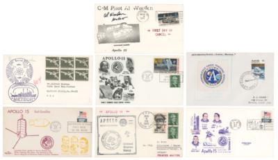 Lot #9417 Al Worden's Collection of (7) Apollo 15 Covers - Image 2