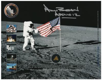 Lot #9262 Apollo 12 Kapton Foil [Attested to as Flown by Florian Noller] with Certificate Signed by Alan Bean - Image 1