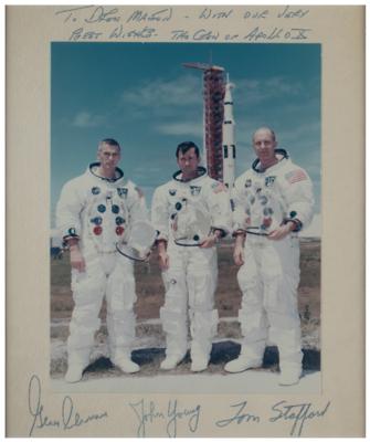Lot #9173 Apollo 10 Signed Photograph - Image 2