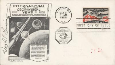 Lot #9148 Gus Grissom Signed FDC - Image 1