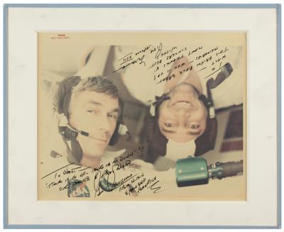 Lot #9472 Gene Cernan and Ron Evans Signed Photograph - Image 1