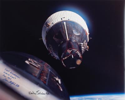 Lot #9055 Gemini 6 Signed Oversized Photograph