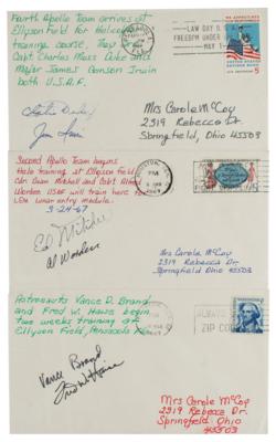 Lot #9493 Apollo Astronauts (3) Dual-Signed Covers - Image 1