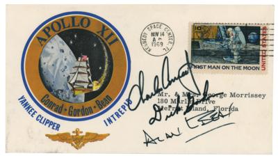 Lot #9266 Apollo 12 Signed Insurance Cover