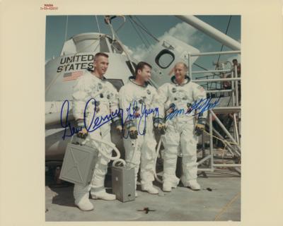 Lot #9177 Apollo 10 Signed Photograph