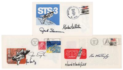 Lot #9565 Space Shuttle (3) Crew-Signed Covers: