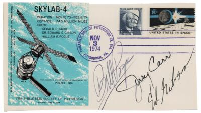Lot #9538 Skylab 4 Signed Cover - Image 1