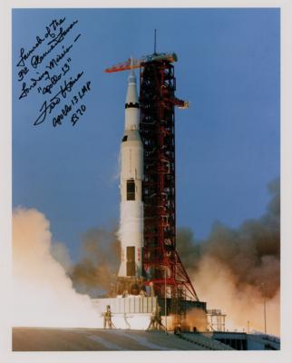 Lot #9316 Fred Haise Signed Photograph - Image 1