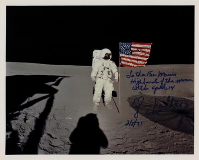 Lot #9361 Edgar Mitchell Signed Photograph - Image 1