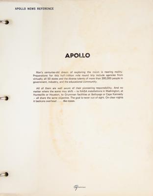 Lot #9231 Apollo 11: Grumman 'Apollo Spacecraft News Reference' Press Guide - Image 2