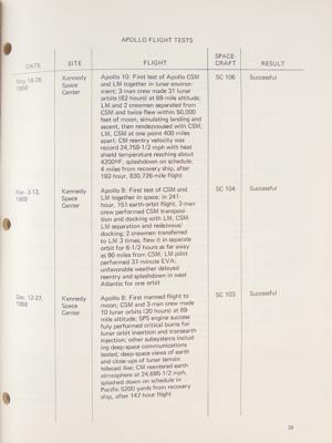 Lot #9232 Apollo 11: North American Rockwell 'Apollo Spacecraft News Reference' Press Guide - Image 2