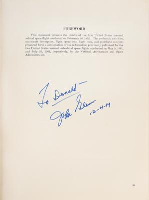 Lot #9031 John Glenn Signed Mission Report - Image 2