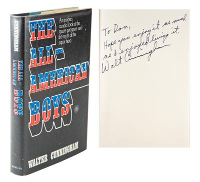 Lot #9154 Walt Cunningham Signed Book