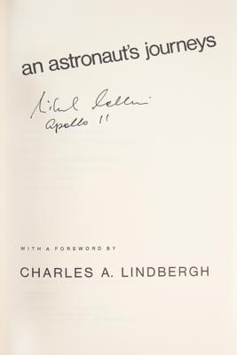 Lot #9259 Michael Collins Signed Book - Image 2