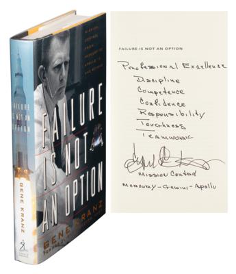 Lot #9507 Gene Kranz Signed Book