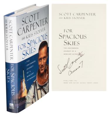 Lot #9014 Scott Carpenter Signed Book