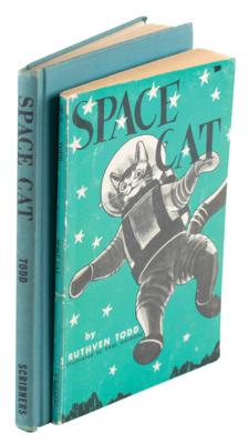 Lot #9651 Space Cat (2) First Edition Books - Image 1