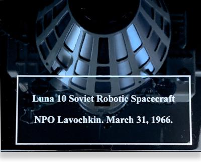 Lot #9640 Luna 10 Soviet Robotic Spacecraft Model - Image 5