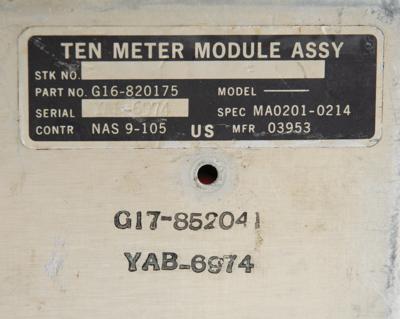 Lot #9091 Apollo Command Module Meter Module Assembly (GSE) - Image 4