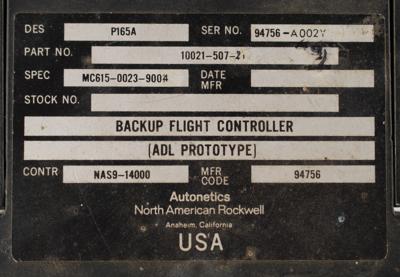 Lot #9593 Space Shuttle Orbiter Backup Flight Controller - Image 2