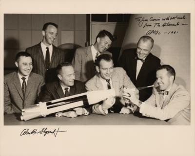 Lot #9048 Alan Shepard Signed Photograph - Image 1