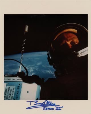 Lot #9221 Buzz Aldrin Signed Photograph