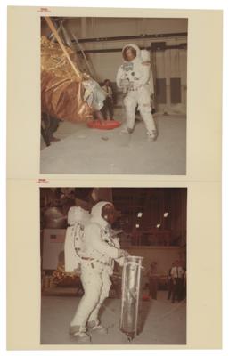 Lot #9243 Neil Armstrong (2) Original Vintage NASA