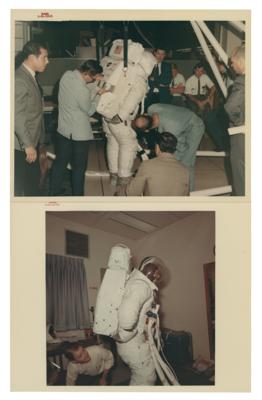 Lot #9244 Neil Armstrong (2) Original Vintage NASA Photographs - Image 1