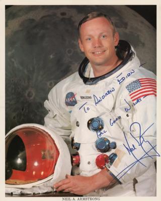 Lot #9241 Neil Armstrong Signed Photograph