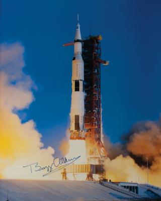 Lot #9216 Buzz Aldrin Signed Print - Image 1