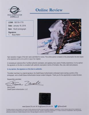 Lot #9217 Buzz Aldrin Signed Print - Image 3
