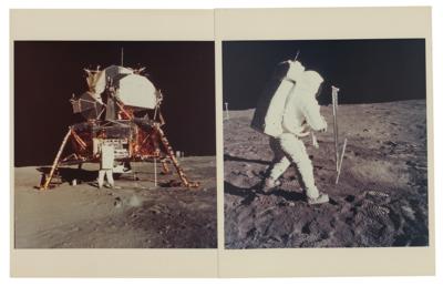 Lot #9224 Buzz Aldrin (2) Original Vintage NASA Photographs - Image 1