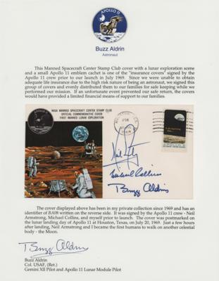 Lot #9192 Buzz Aldrin's Apollo 11 'Type 1' Insurance Cover - Image 1