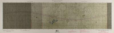 Lot #9343 Edgar Mitchell Signed Apollo 14 Lunar Orbit Chart - Image 1