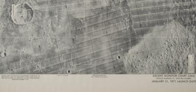 Lot #9350 Apollo 14 Ascent Monitor Chart